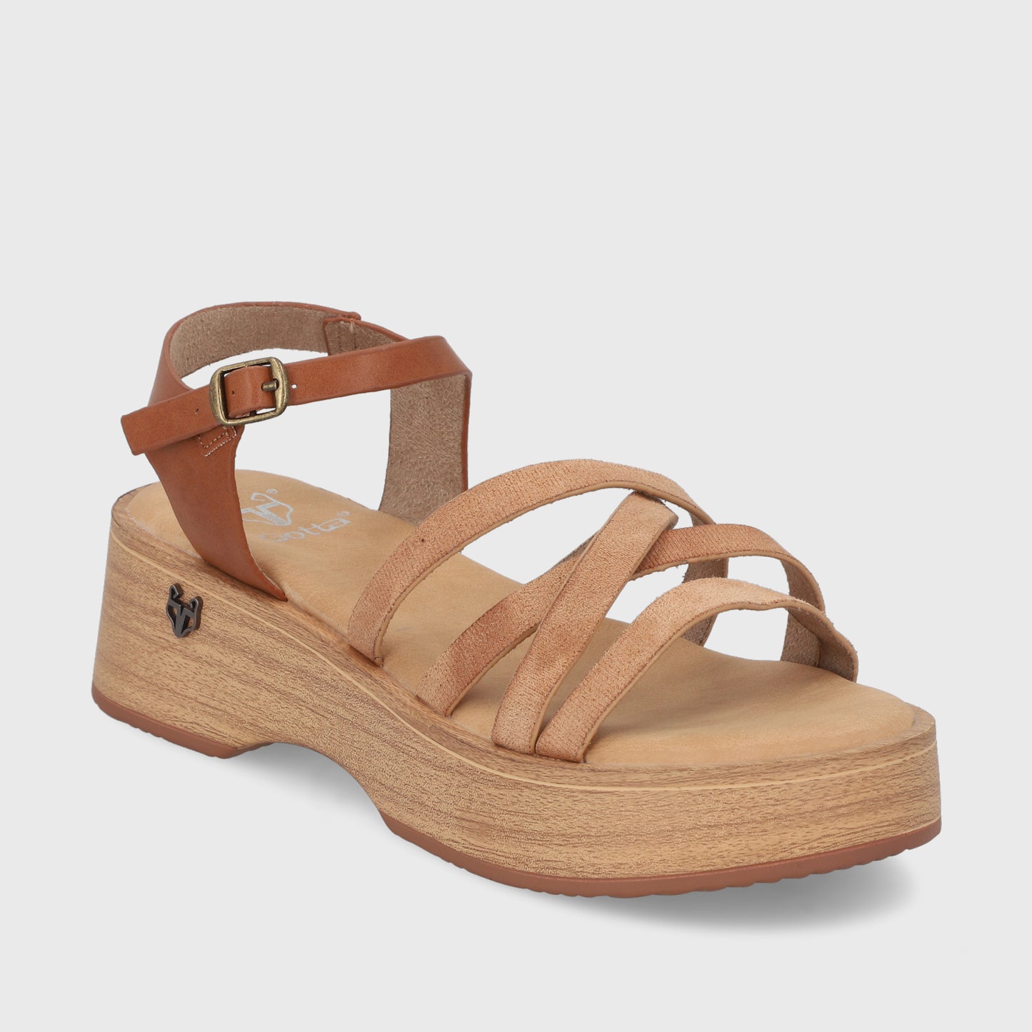 Sandalia Beige Mujer 45892