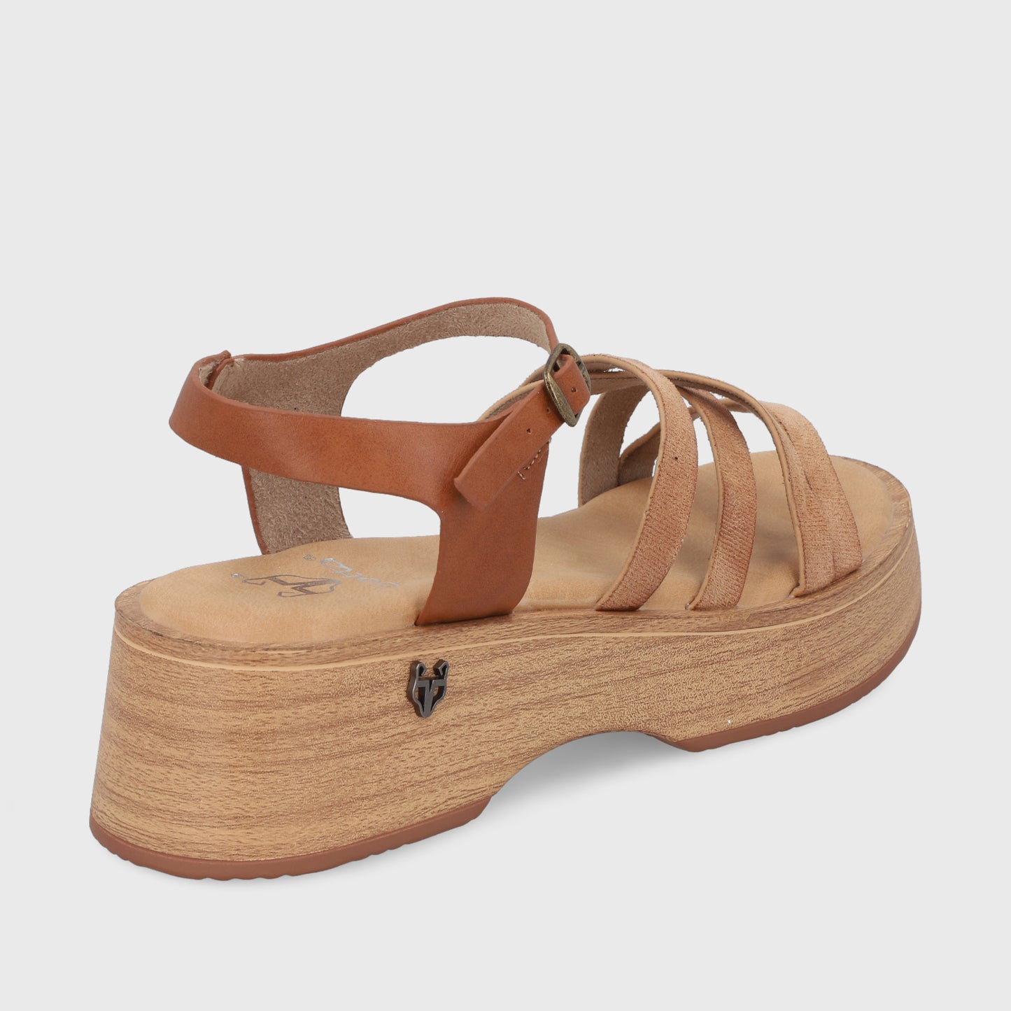 Sandalia Beige Mujer 45892