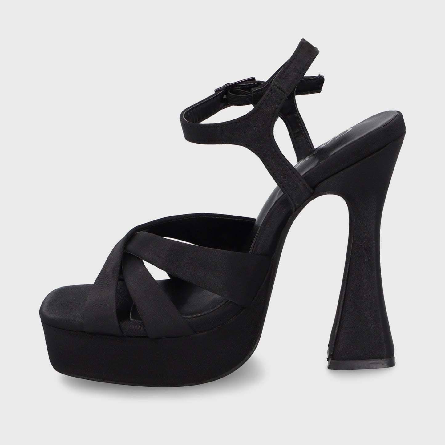 Sandalia Negra Mujer 45941