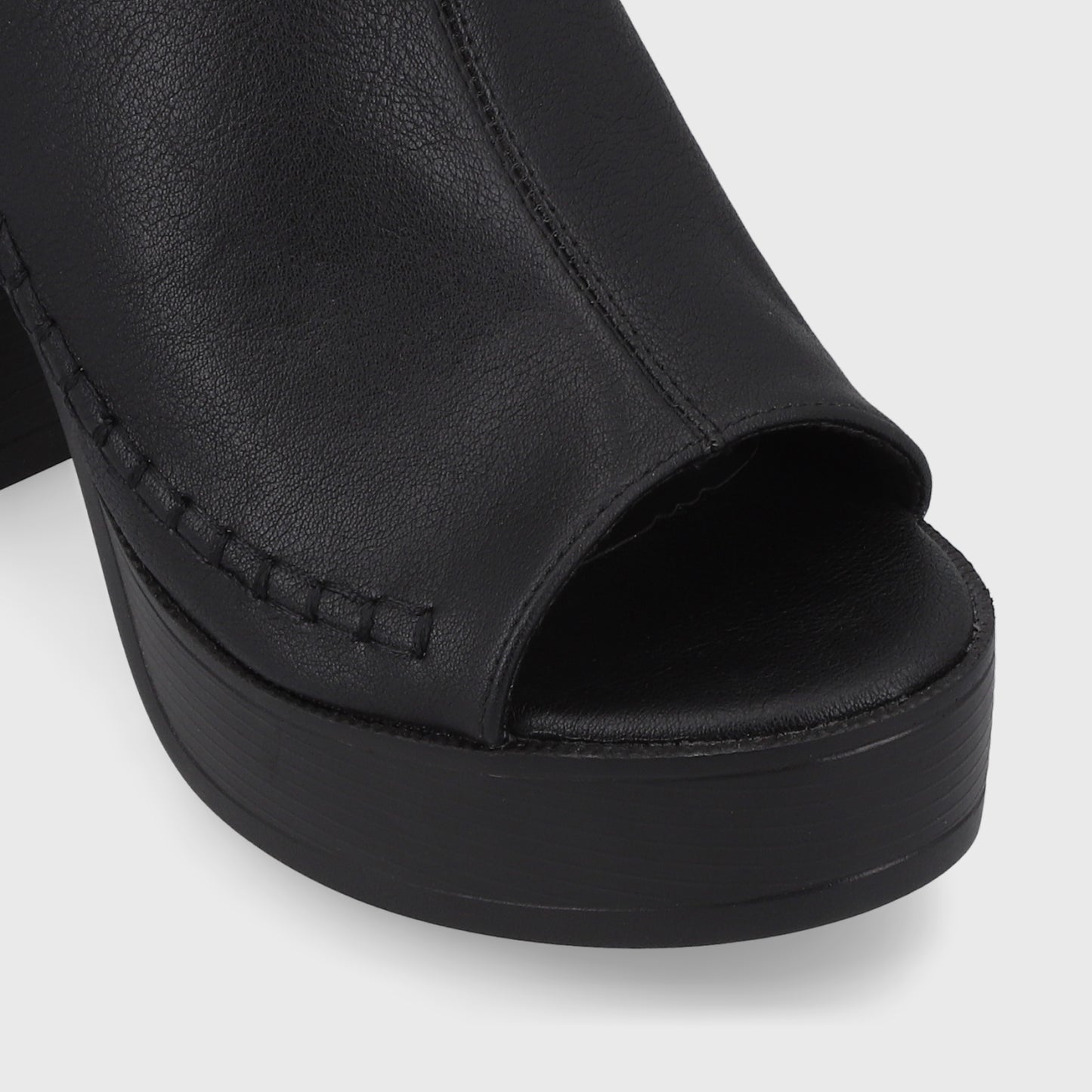 Sandalia Negra Mujer 45962