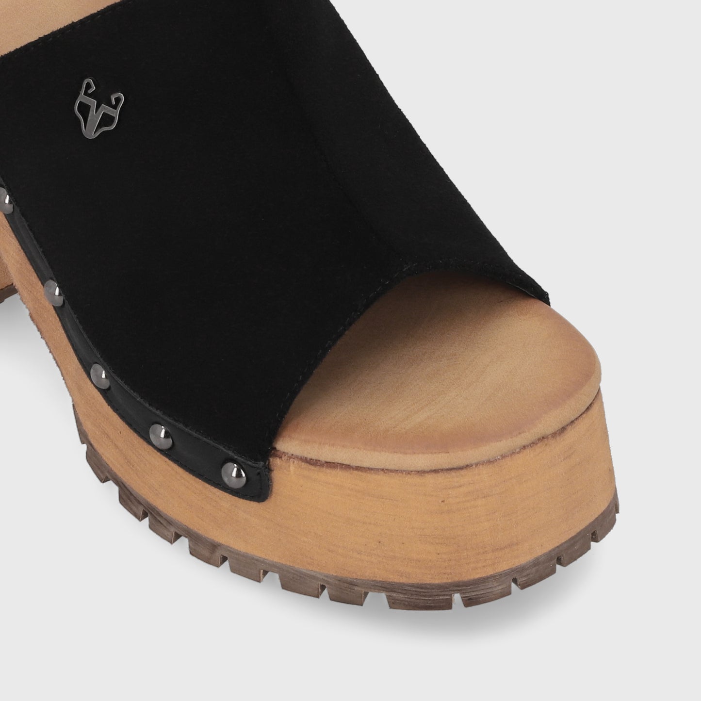 Sandalia Negra Mujer 45971
