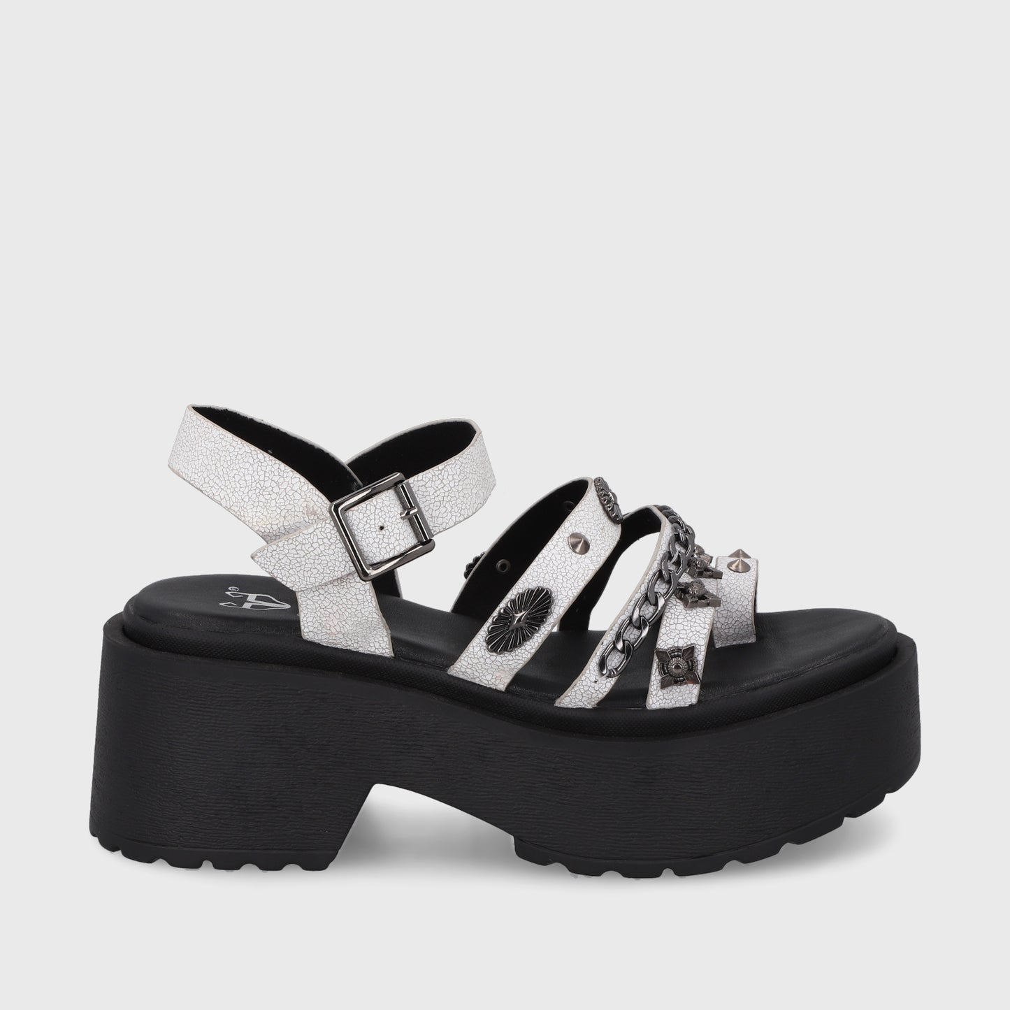 Sandalia Blanca Mujer 45982