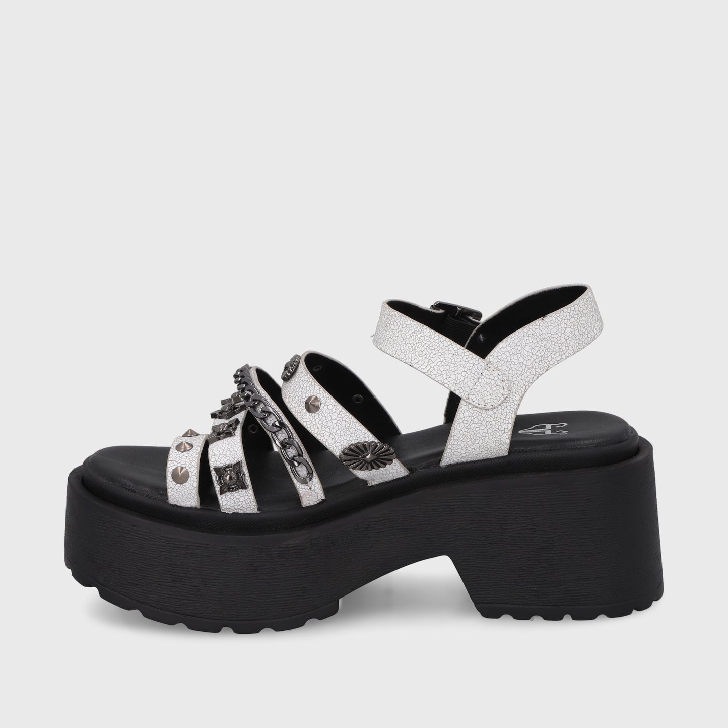 Sandalia Blanca Mujer 45982