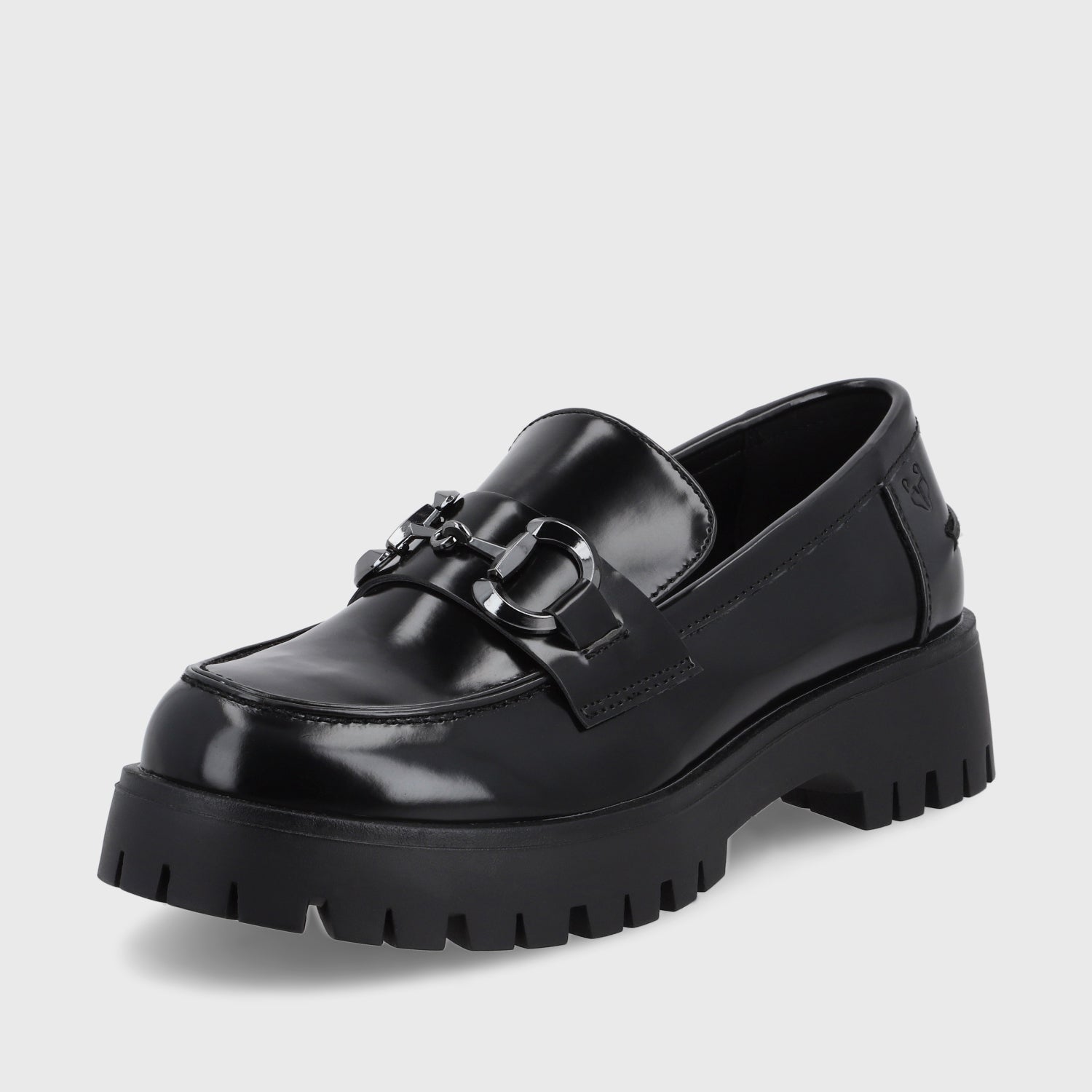 Zapato Plataforma Negro Mujer 46401