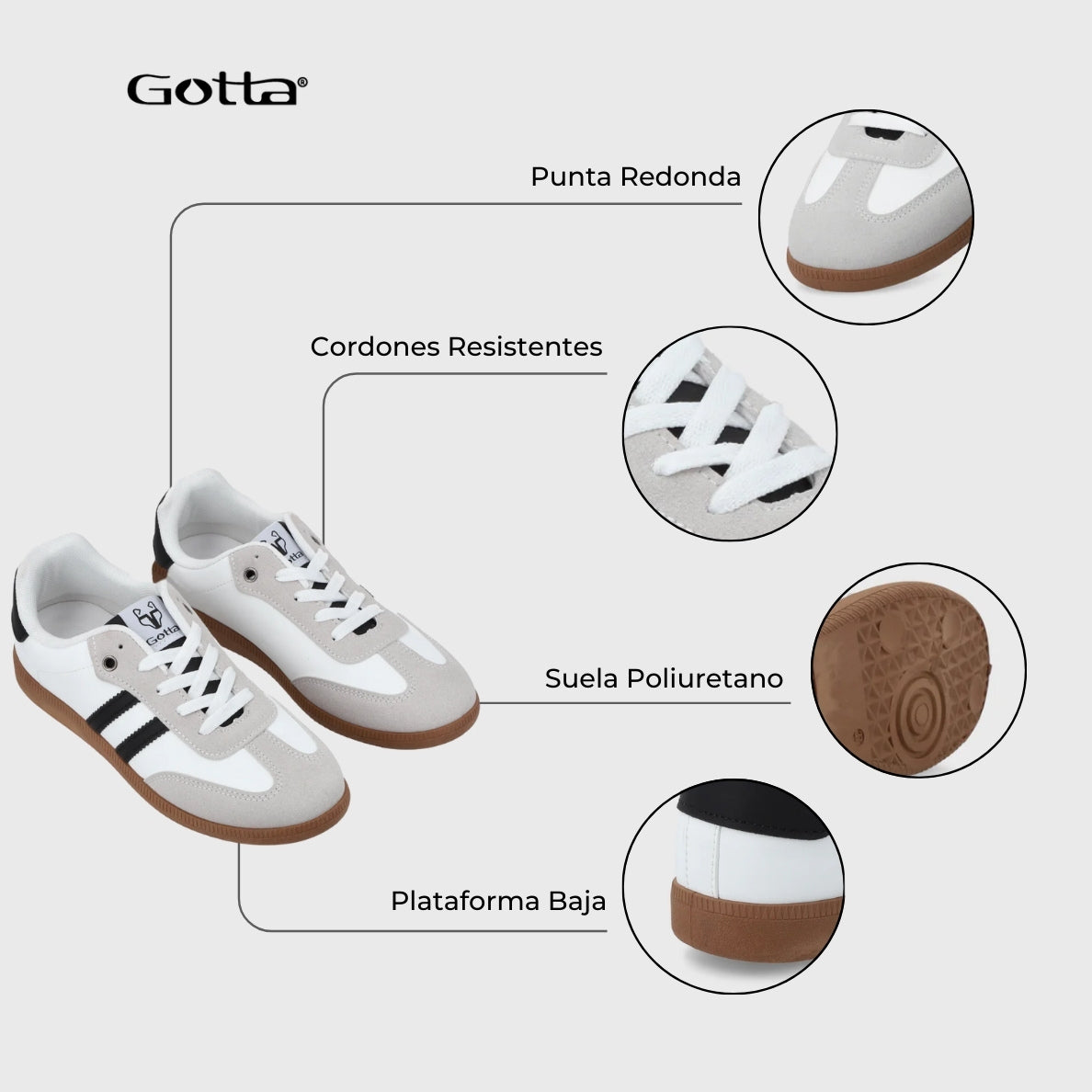 Zapatillas Blanco Mujer 48061