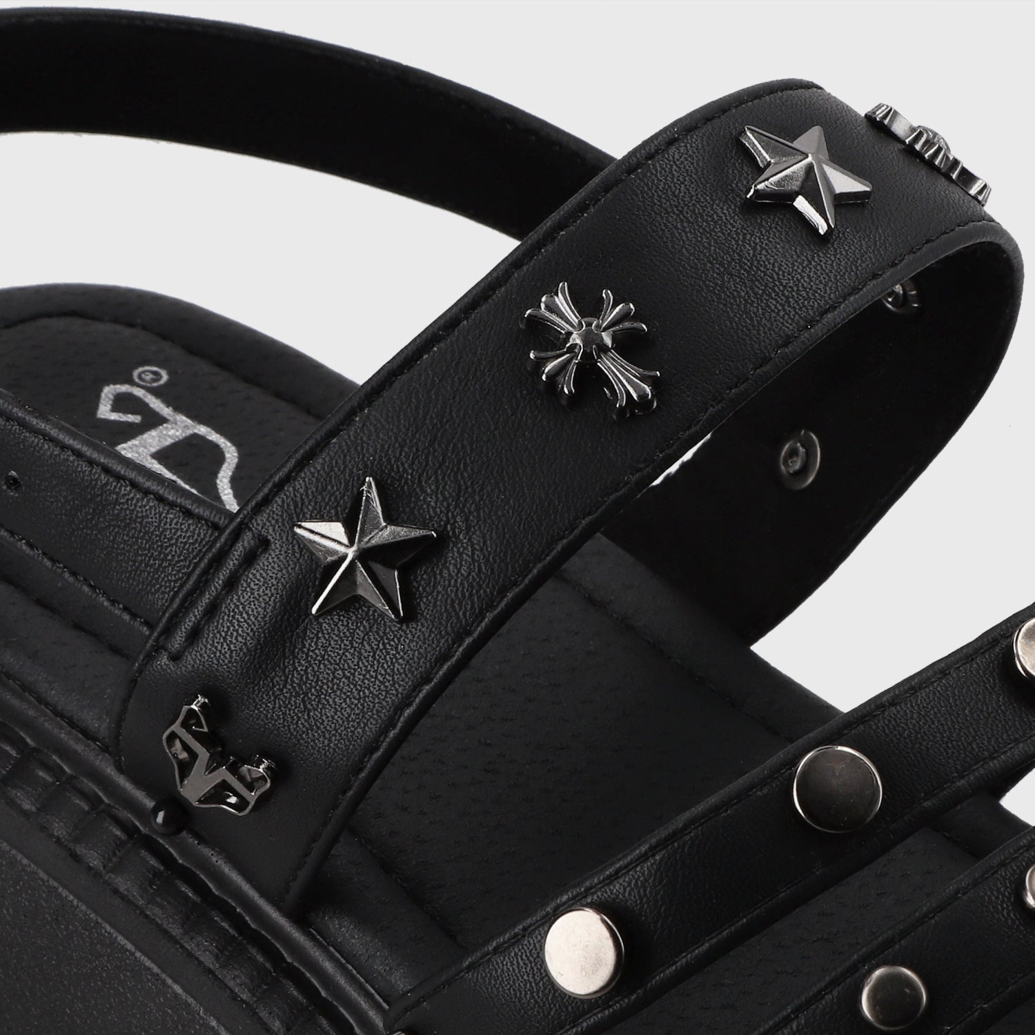 Sandalia Plataforma Negro Mujer 53723