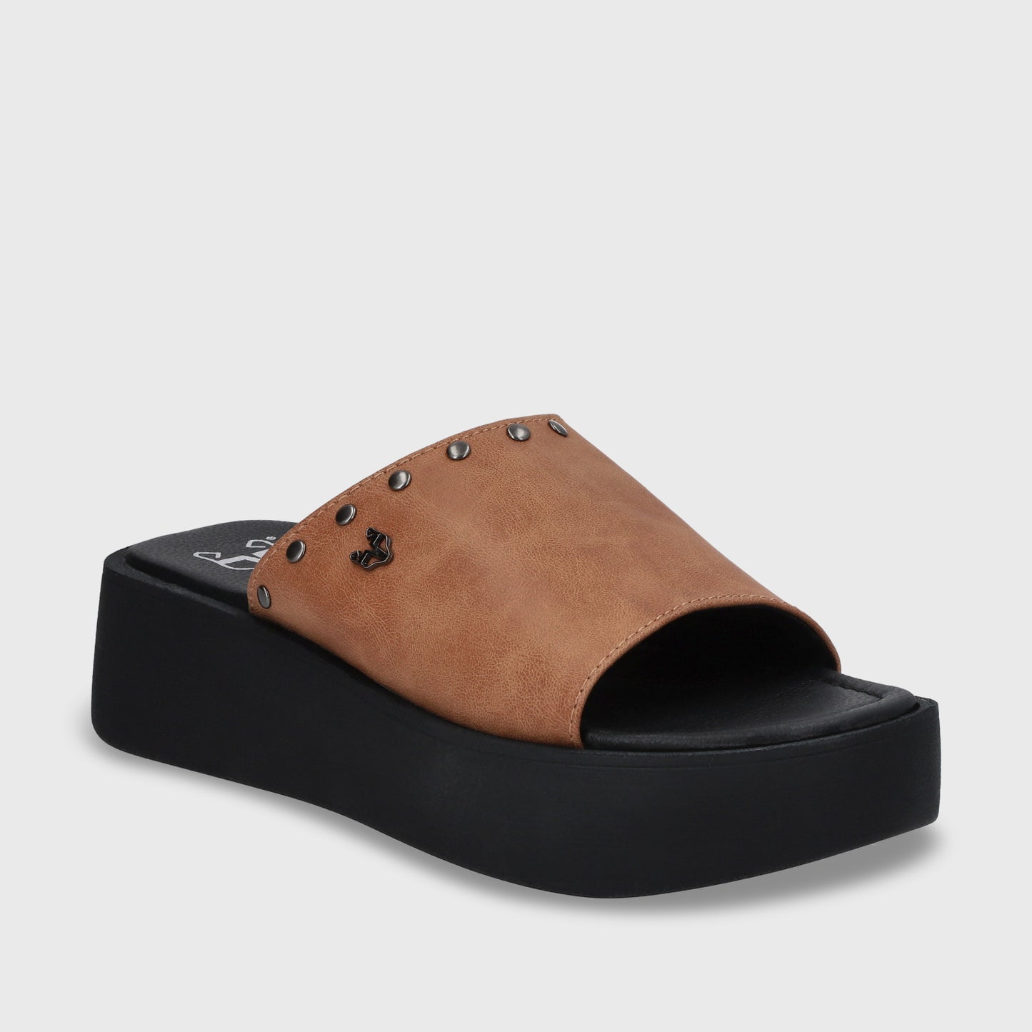 Sandalia Plataforma Beige Mujer 53730
