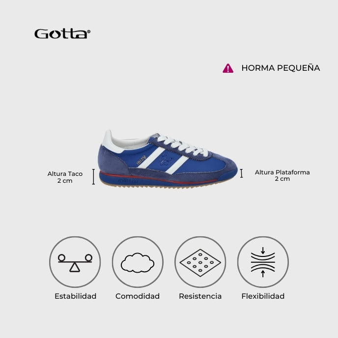 Zapatilla Azul Mujer 53770