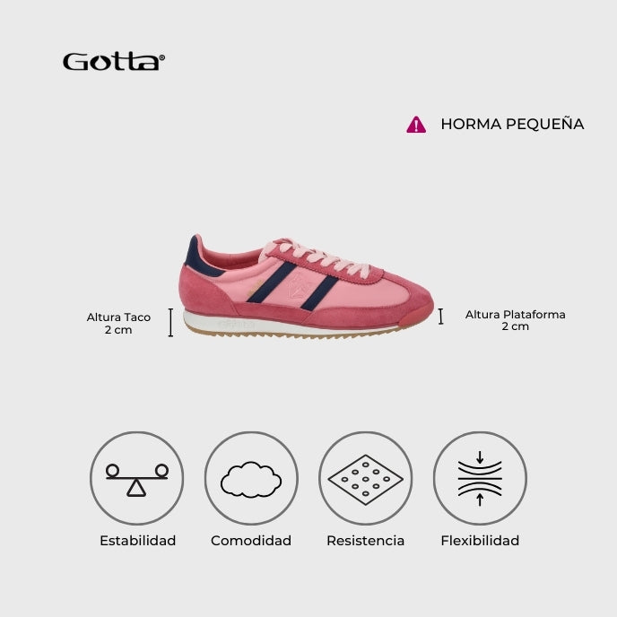 Zapatilla Rosada Mujer 53770