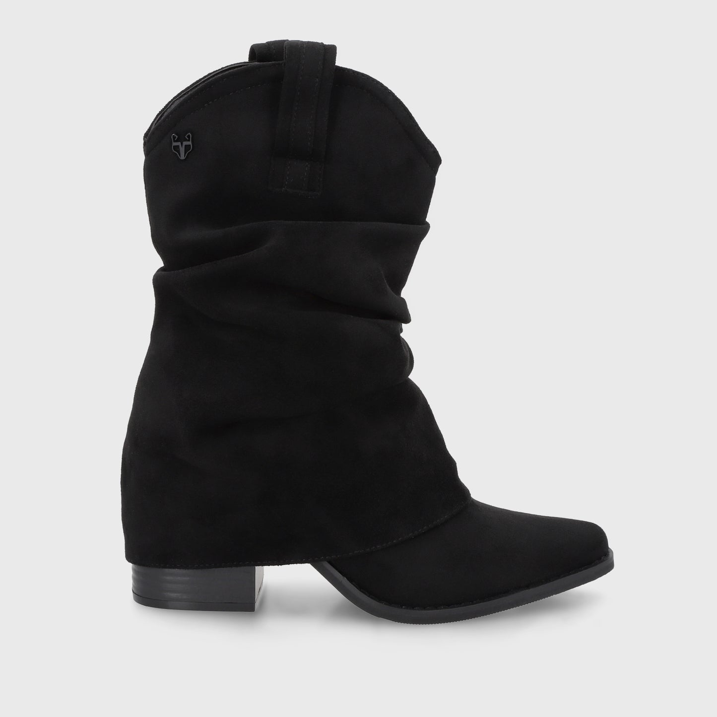 Bota Taco Negra Mujer 53781