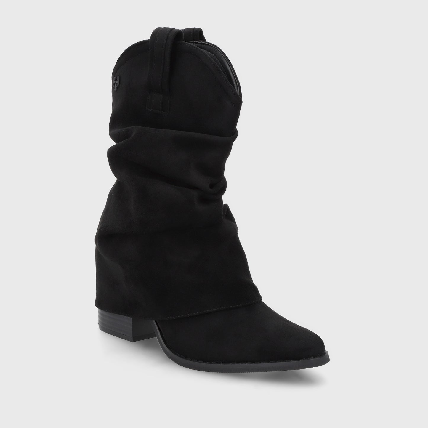 Bota Taco Negra Mujer 53781