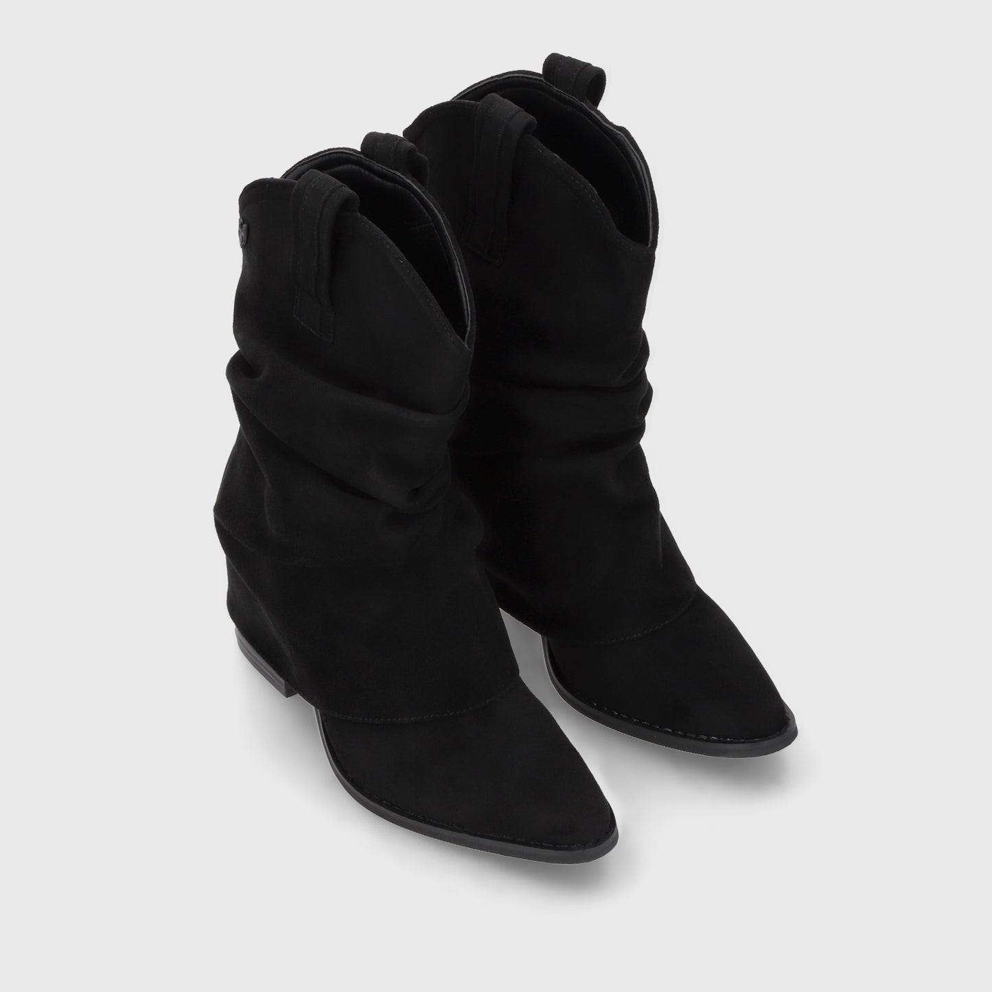 Bota Taco Negra Mujer 53781
