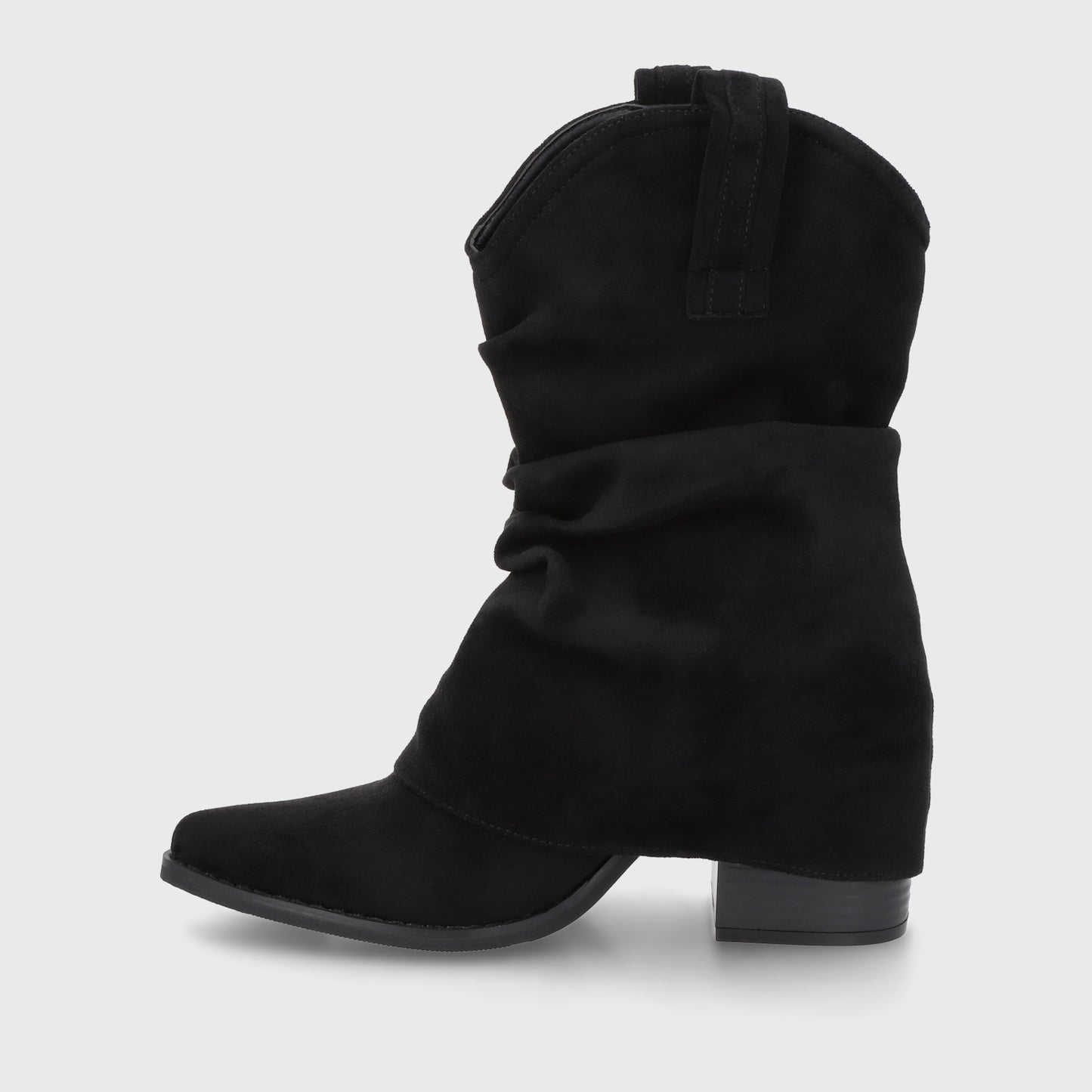 Bota Taco Negra Mujer 53781