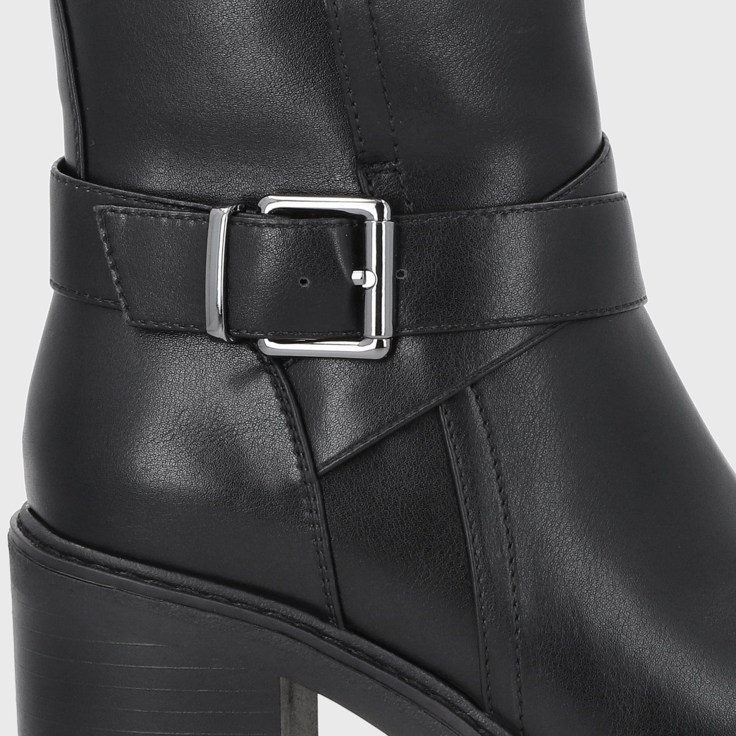 Botin Taco Negro Mujer 56051