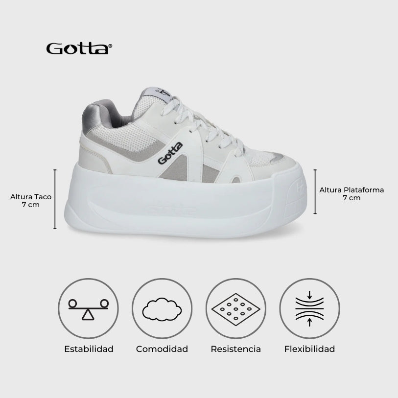 Zapatilla Blanca Mujer C7324