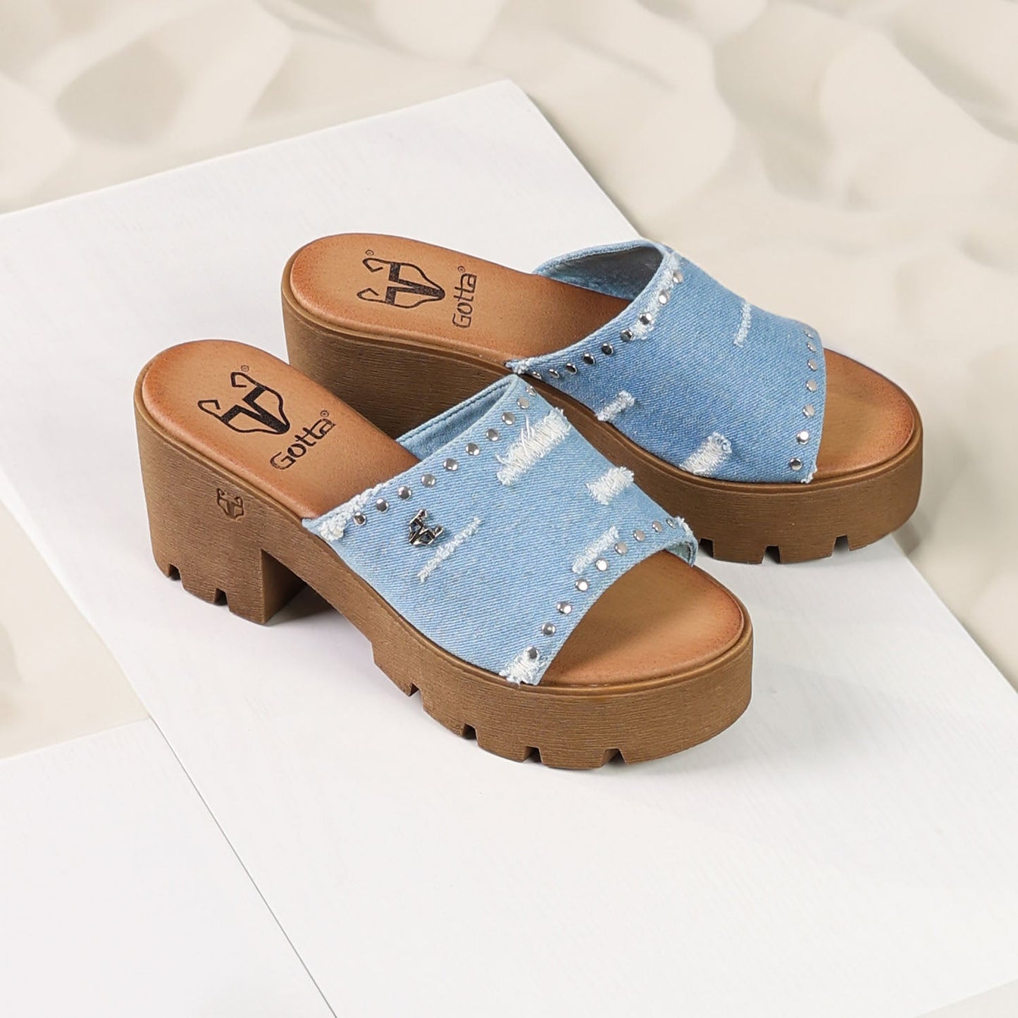 Sandalia Denim Mujer 43022 - Gotta Perú