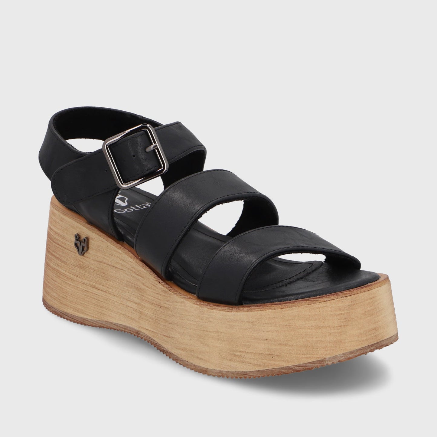 Sandalia Negra Mujer 45842 - Gotta Perú