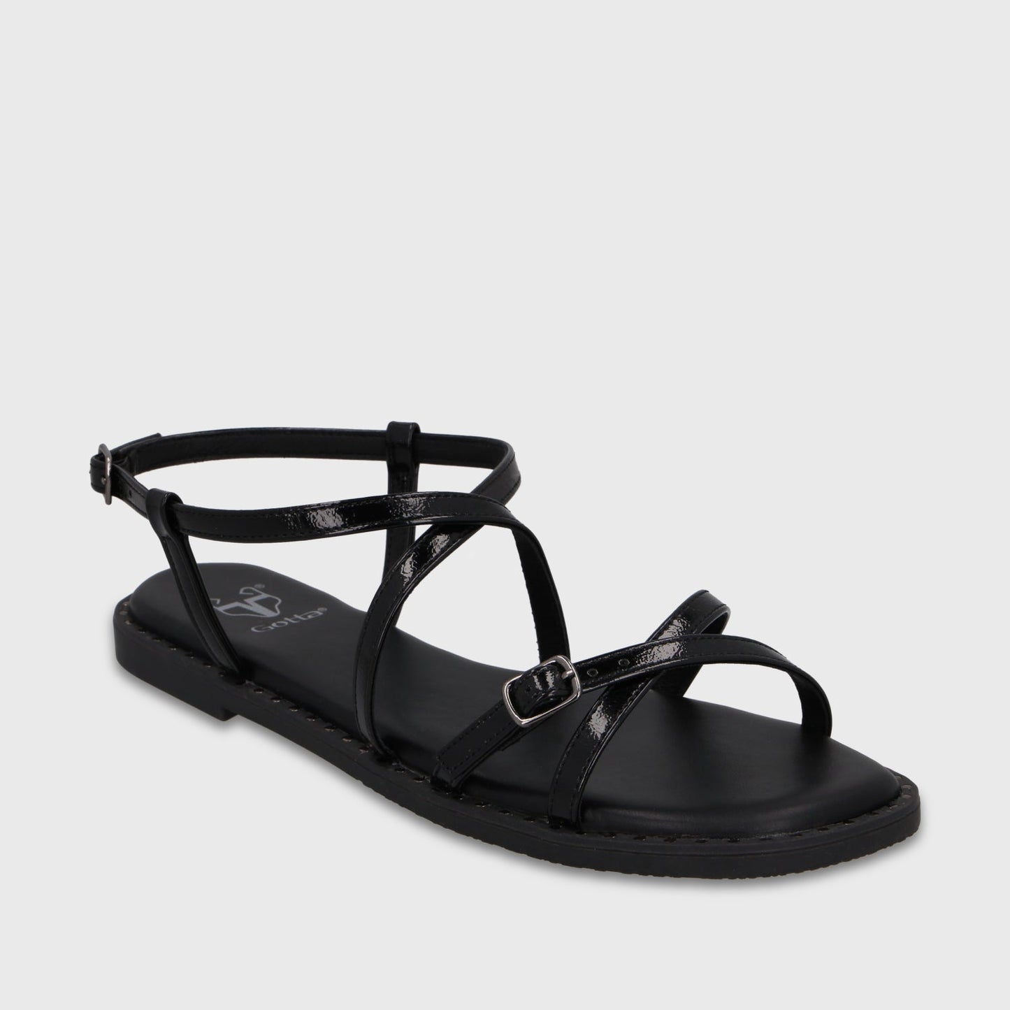 Sandalia Negra Mujer 64130 - Gotta Perú