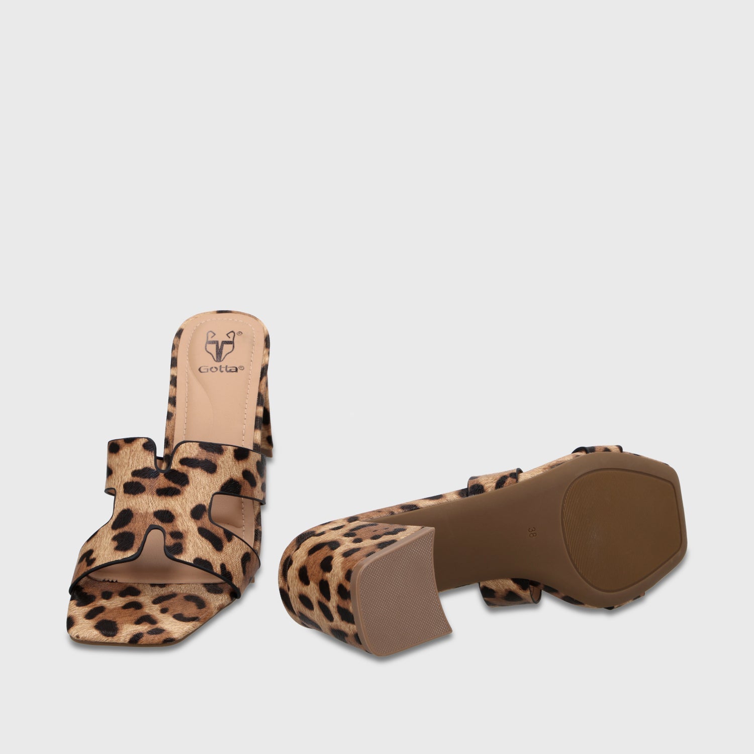 Sandalia Taco Negra Mujer 64030 - Gotta Perú