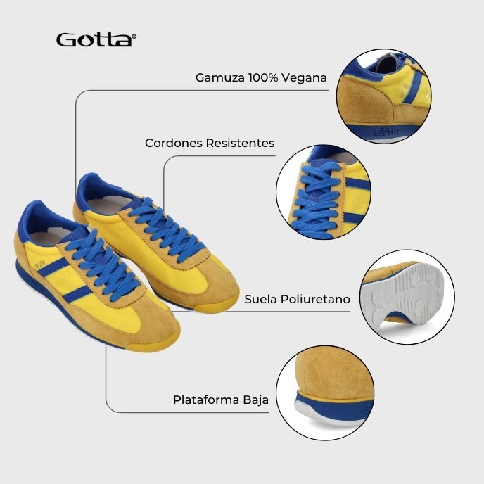 Zapatilla Amarilla Mujer 53770 - Gotta Perú