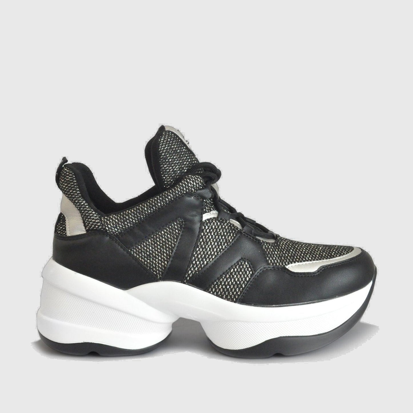Zapatilla Metalica Negra Mujer C7293 - Gotta Perú