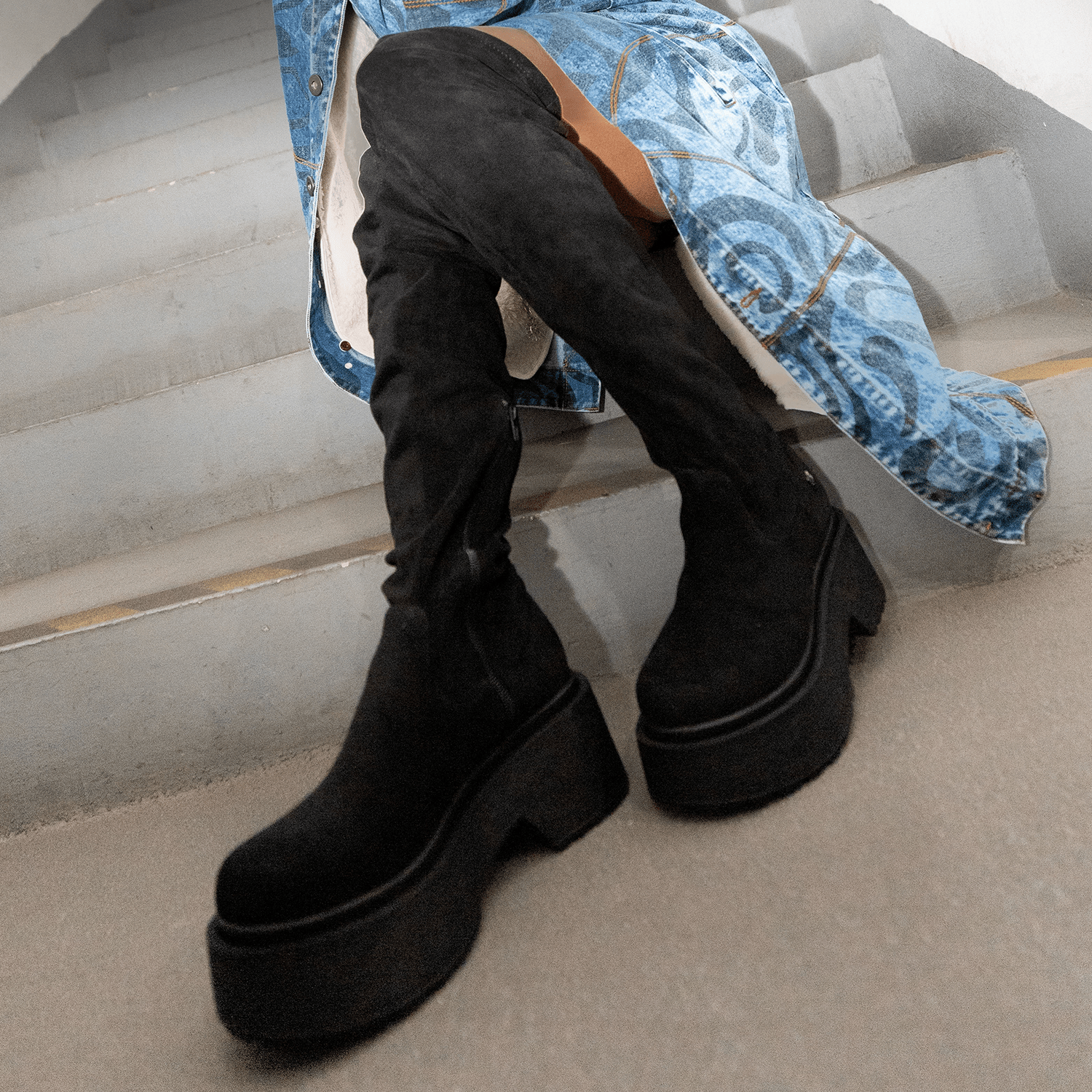 Bota Negra Mujer 35802 - Gotta Perú