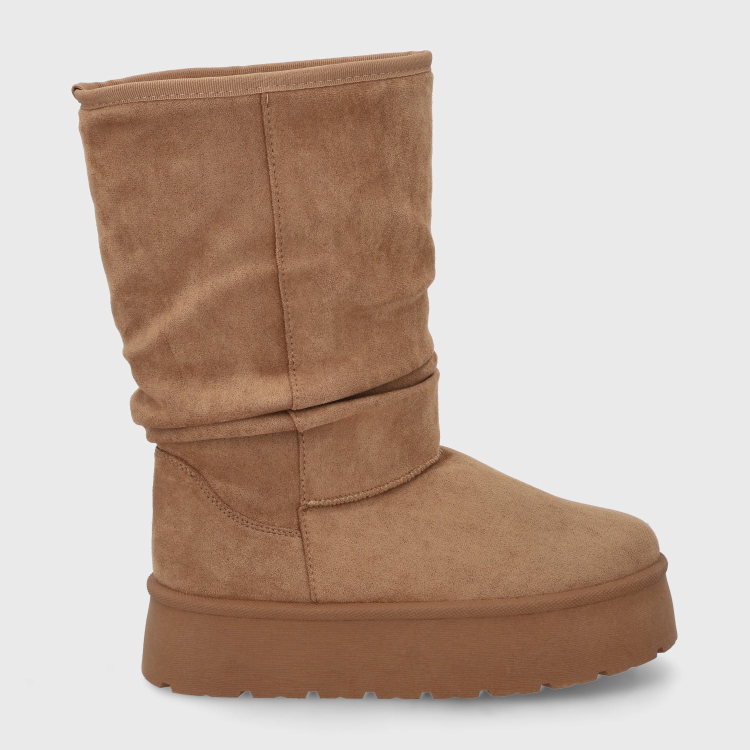 Bota Plataforma Camel Mujer 48114 - Gotta Perú