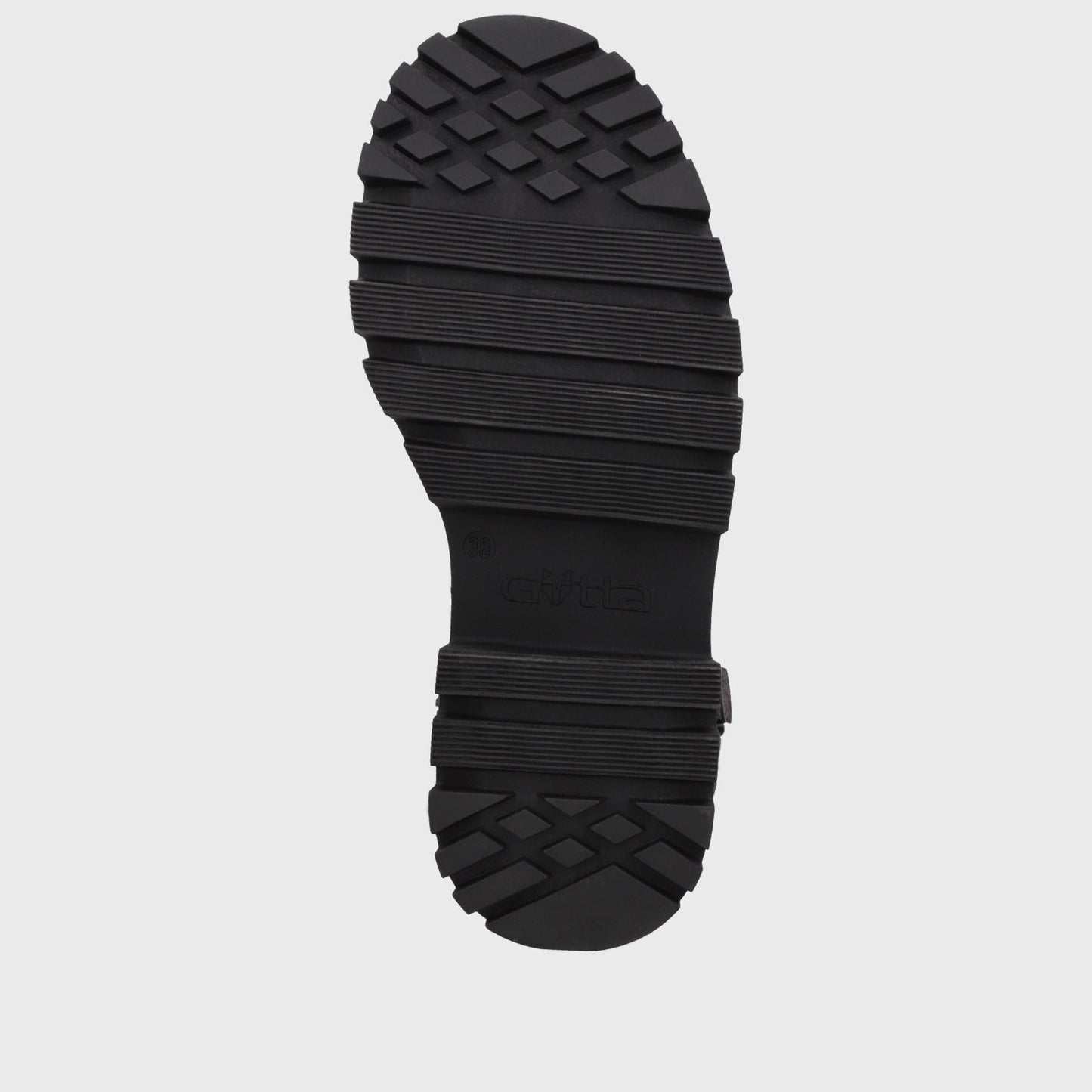 Bota Plataforma Negra Mujer 45807