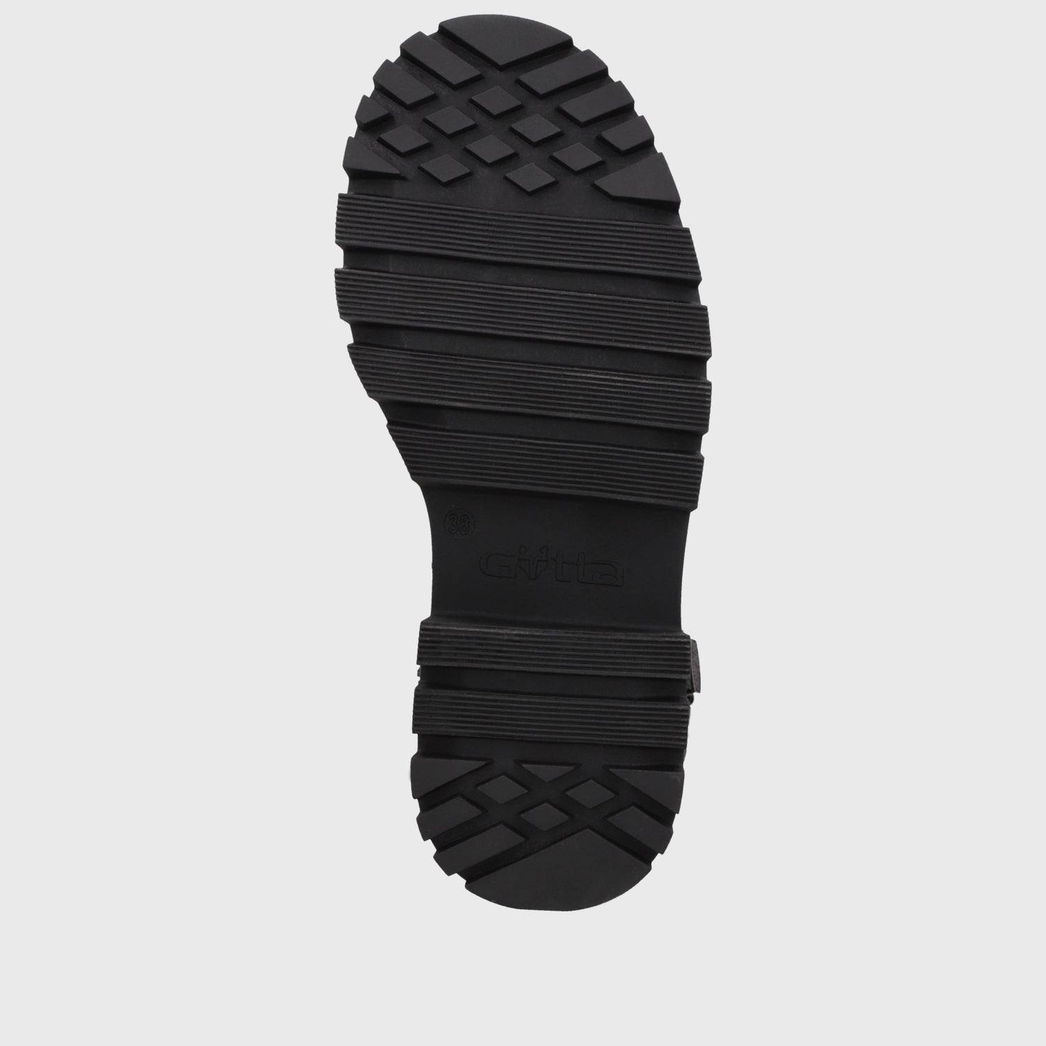 Bota Plataforma Negra Mujer 45807