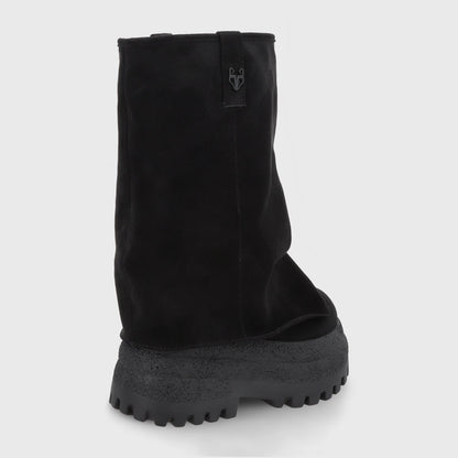 Bota Plataforma Negra Mujer 55291 - Gotta Perú