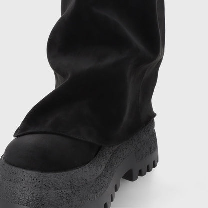 Bota Plataforma Negra Mujer 55291 - Gotta Perú