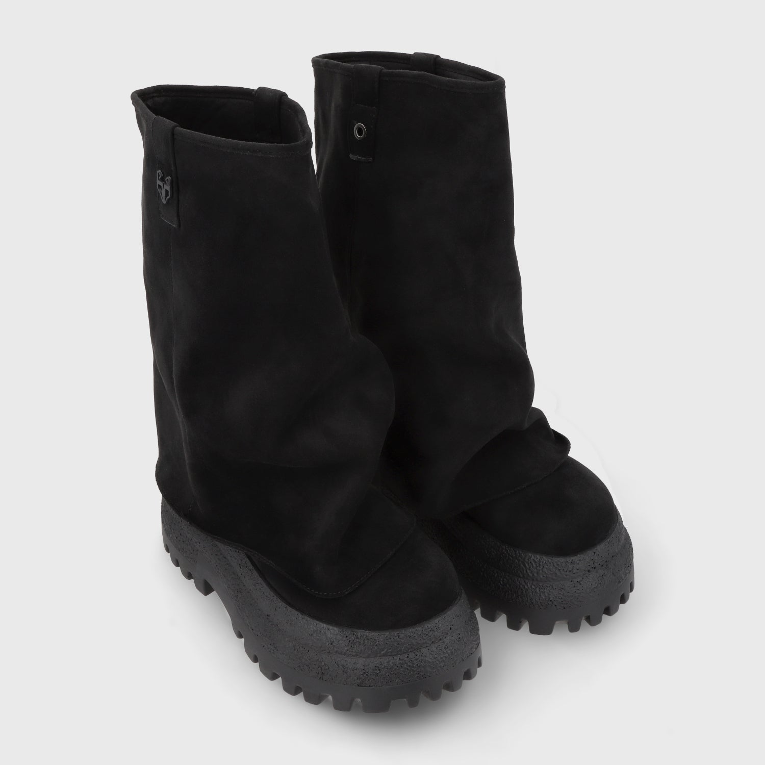 Bota Plataforma Negra Mujer 55291 - Gotta Perú