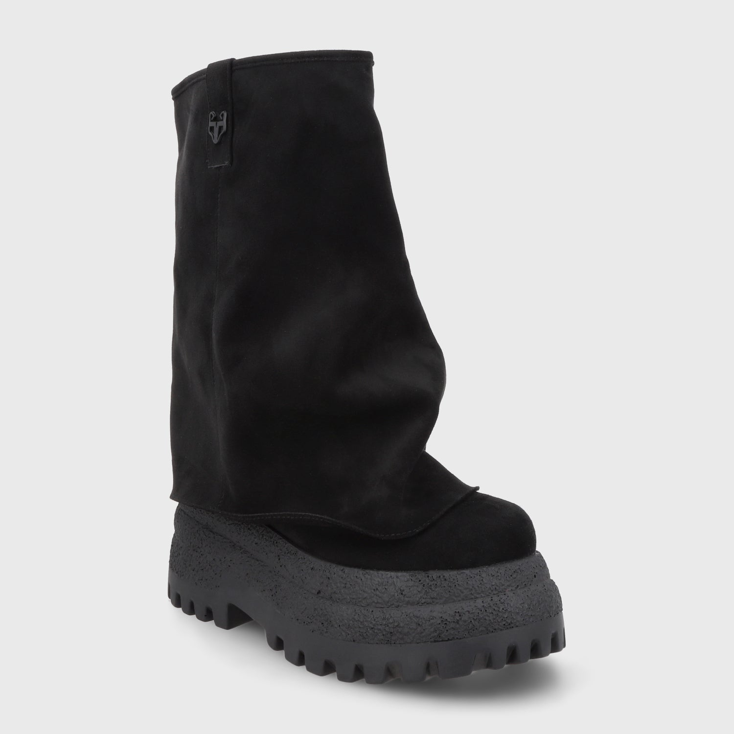 Bota Plataforma Negra Mujer 55291 - Gotta Perú