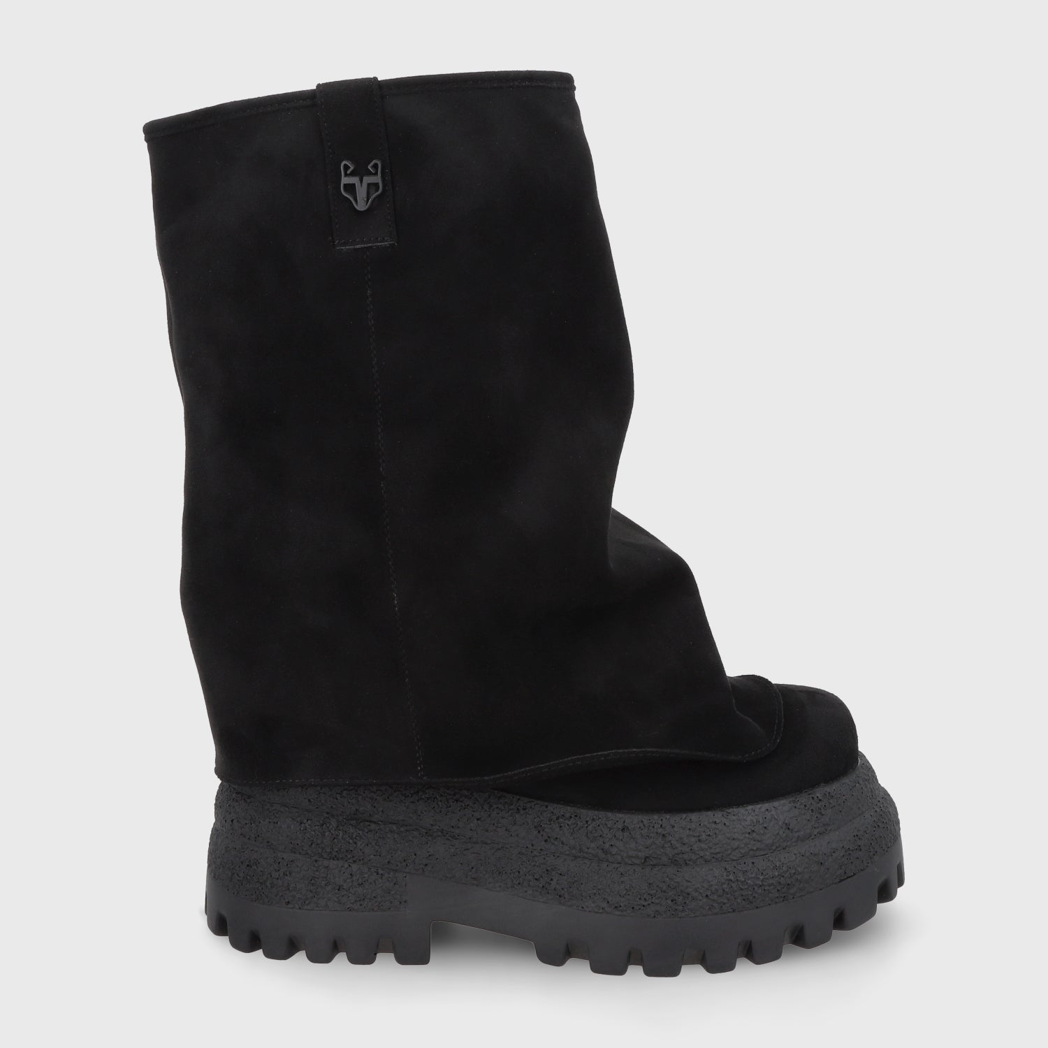 Bota Plataforma Negra Mujer 55291 - Gotta Perú