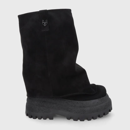 Bota Plataforma Negra Mujer 55291 - Gotta Perú