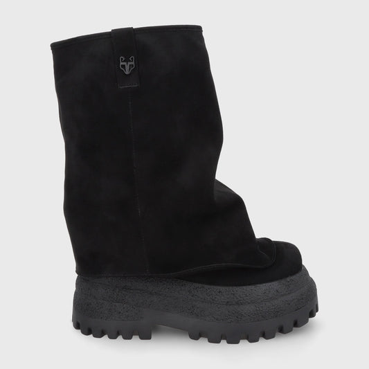 Bota Plataforma Negra Mujer 55291 - Gotta Perú