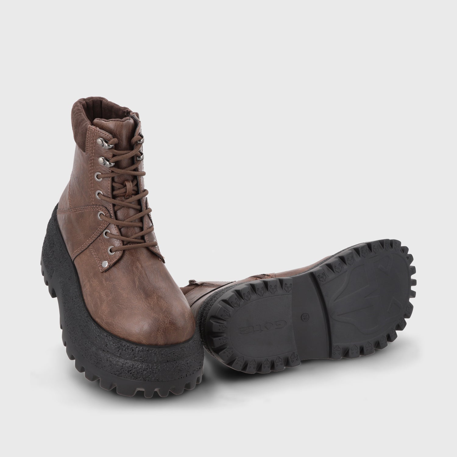 Botin Plataforma Café Mujer 55292 - Gotta Perú