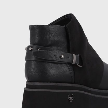 Botin Plataforma Negro Mujer 1509B - Gotta Perú