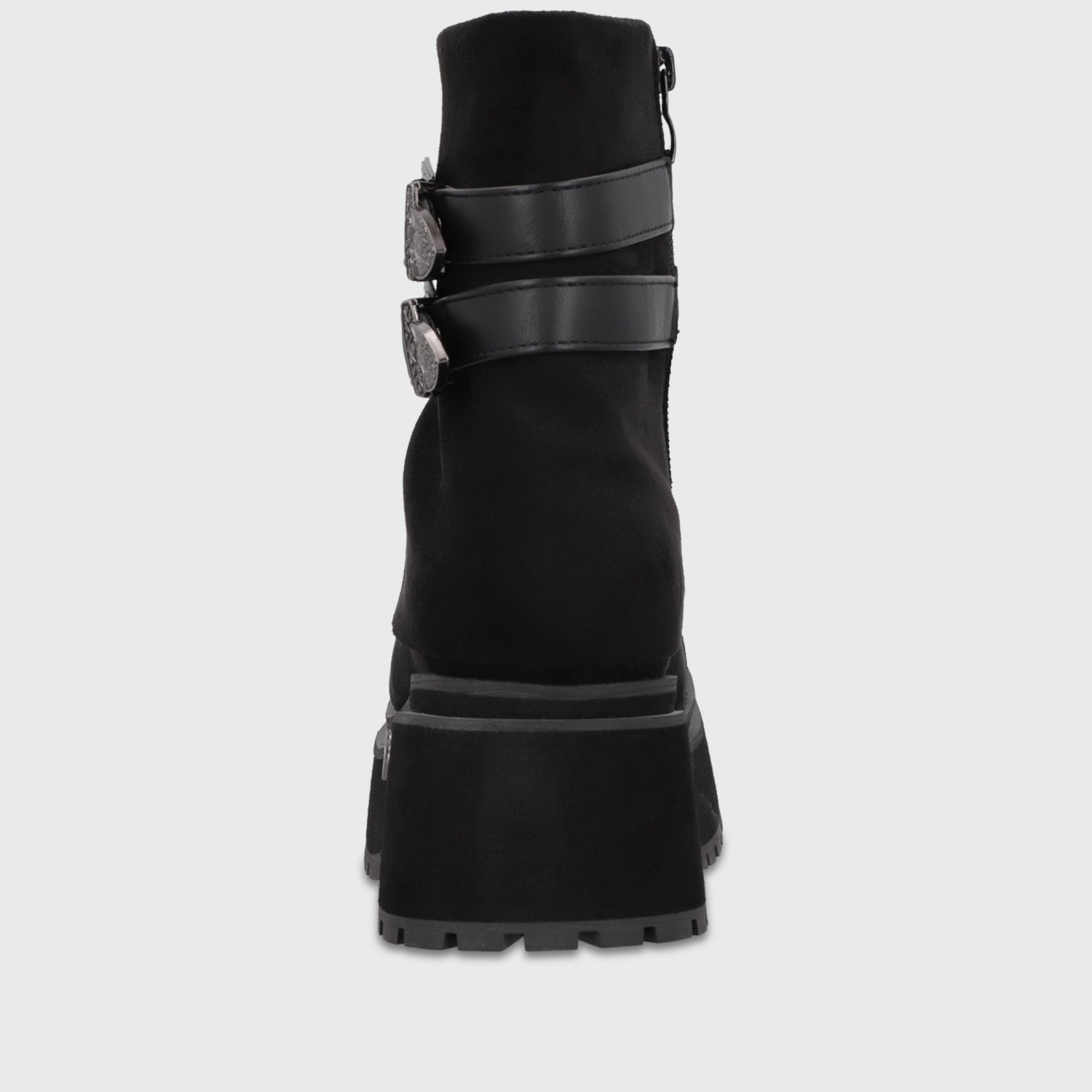 Botin Plataforma Negro Mujer 1509F01