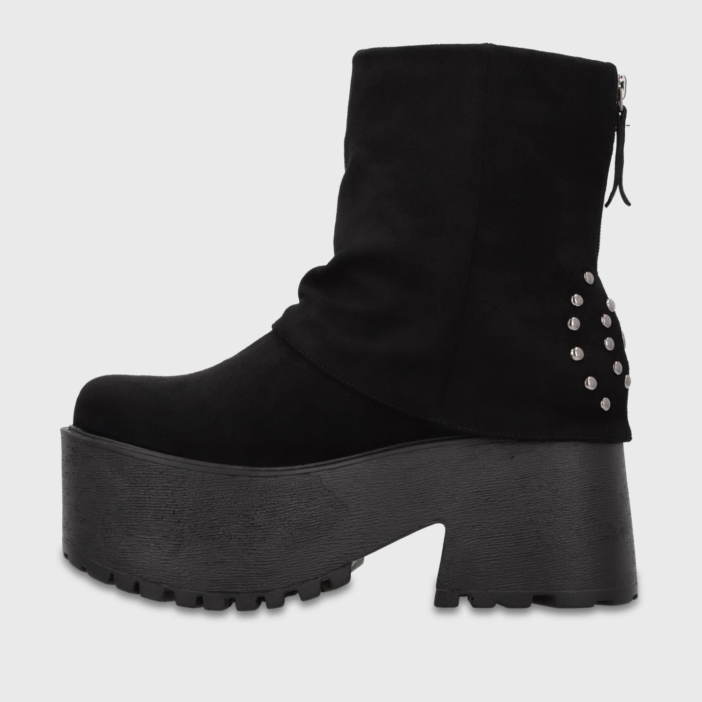 Botin Plataforma Negro Mujer 1517A01