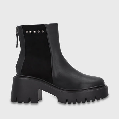 Botin Plataforma Negro Mujer 4575401