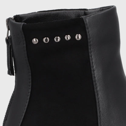 Botin Plataforma Negro Mujer 4575401