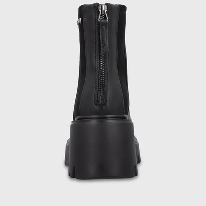 Botin Plataforma Negro Mujer 4575401
