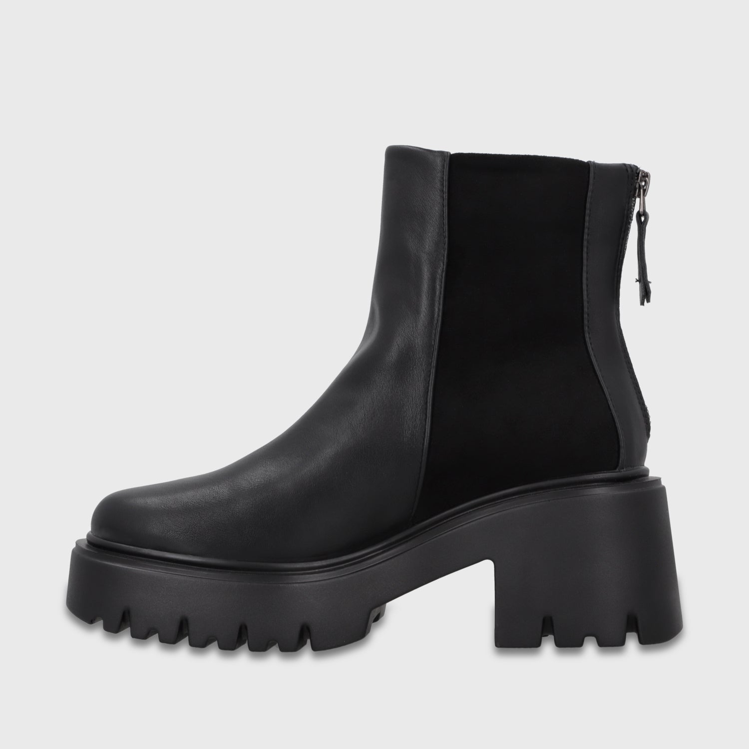 Botin Plataforma Negro Mujer 4575401