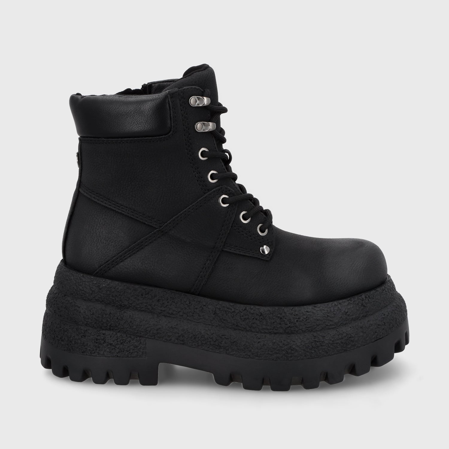 Botin Plataforma Negro Mujer 55290 - Gotta Perú