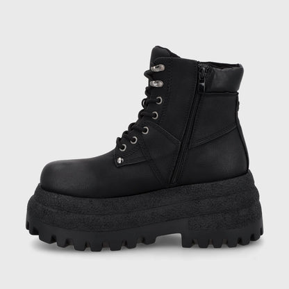 Botin Plataforma Negro Mujer 55290 - Gotta Perú