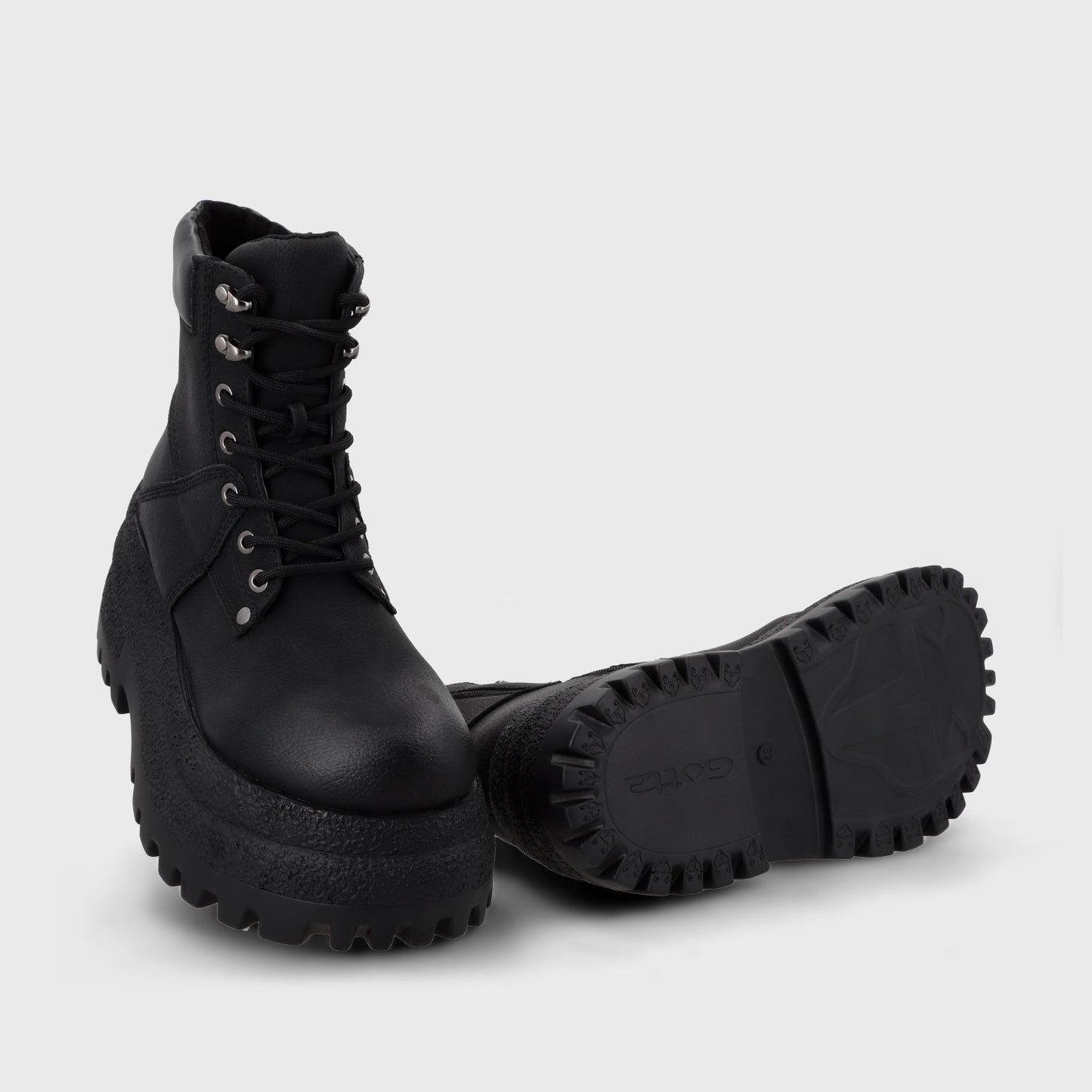 Botin Plataforma Negro Mujer 55290 - Gotta Perú