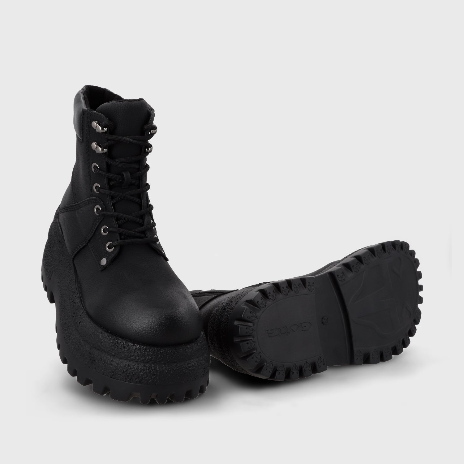 Botin Plataforma Negro Mujer 55290 - Gotta Perú