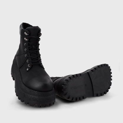 Botin Plataforma Negro Mujer 55290 - Gotta Perú