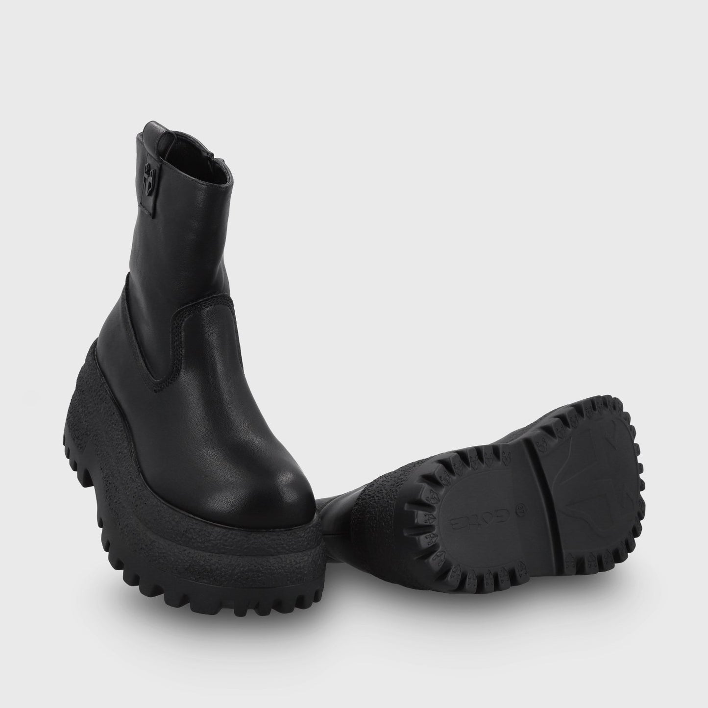 Botin Plataforma Negro Mujer 55292 - Gotta Perú